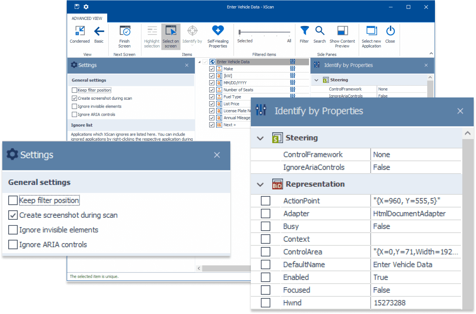 Easily identify ARIA controls implemented in screen readers